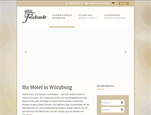Tablet Screenshot of hotel-fischzucht.de
